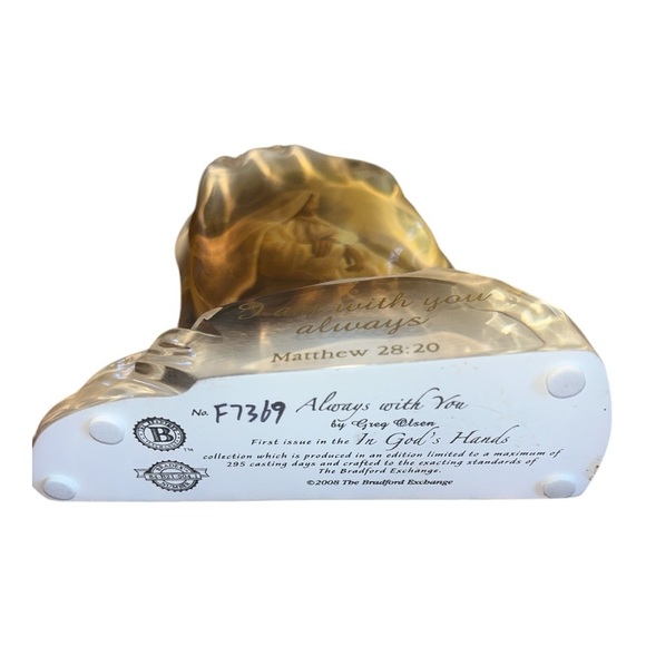 The Bradford Exchange “In Gods Hands” Sculpture - Picture 4 of 5